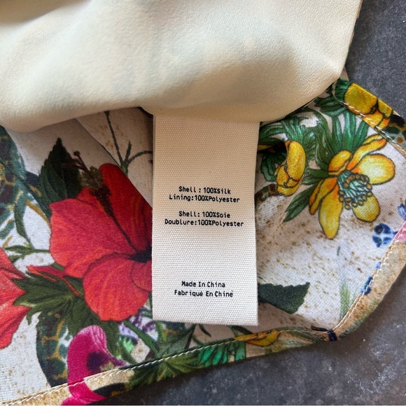 Floral Print Women's Top by L’Agence - Picture 3 of 4